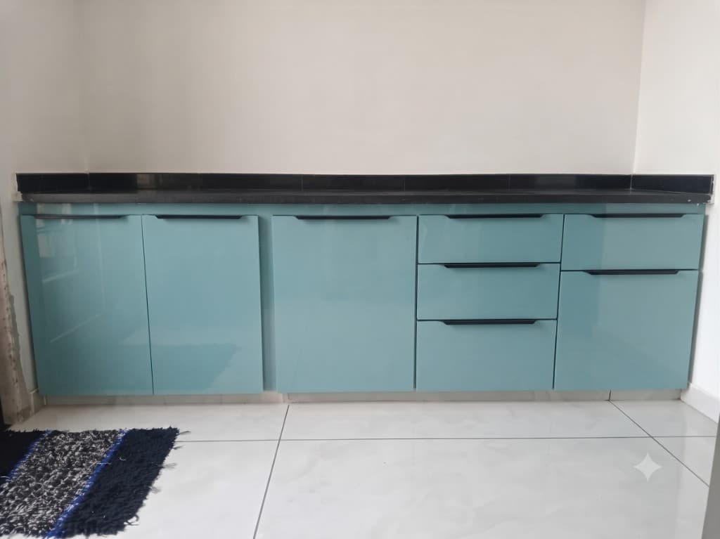 Modular Kitchen Base Cabinet with Granite Top - custom furniture project by MistriKaam in New Ranip, Ahmedabad