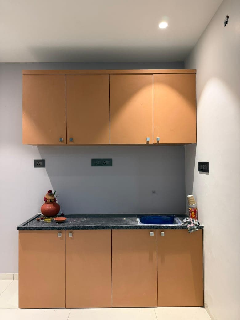 Modern modular kitchen design with premium finish in Ahmedabad